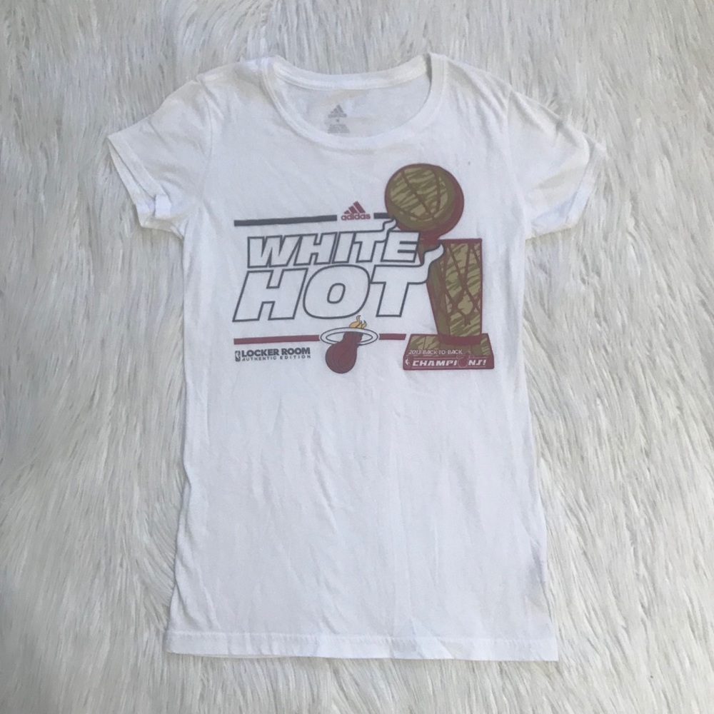 Adidas Miami Heat Basketball Tee